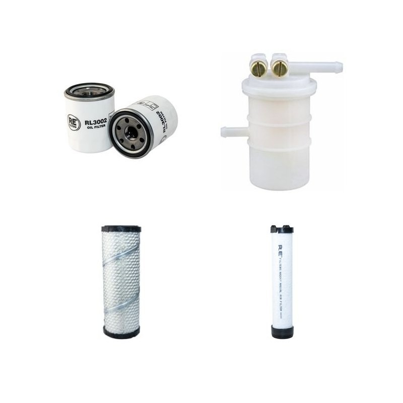 SCHAEFF HR 3.7 Filter Service Kit Air Oil Fuel Filters w/MITSUBISHI S4L2 Eng.
