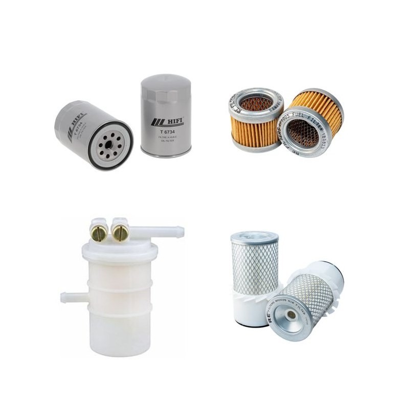 SCHAEFF HR 4 Filter Service Kit Air Oil Fuel Filters w/MITSUBISHI K3E Eng.