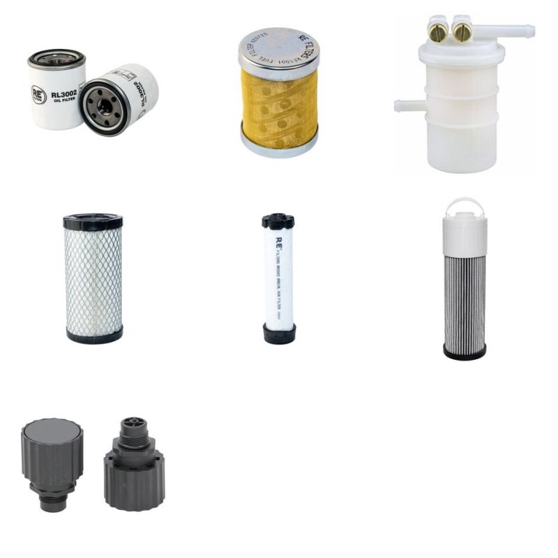 SCHAEFF HR 12 (355/5586-) Filter Service Kit w/Mitsubishi L3E-61Kl Eng.
