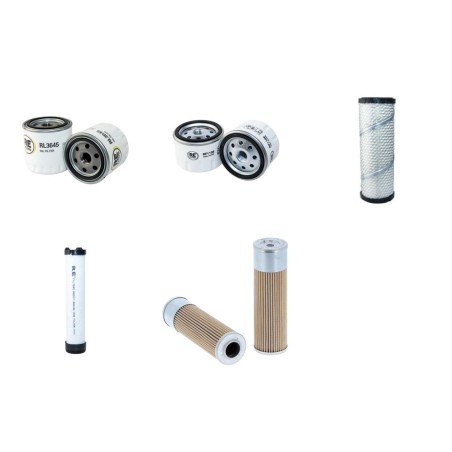 SCHAEFF HR 16 Filter Service Kit w/Deutz BF4M1008 Eng. Serial No 358/0601-