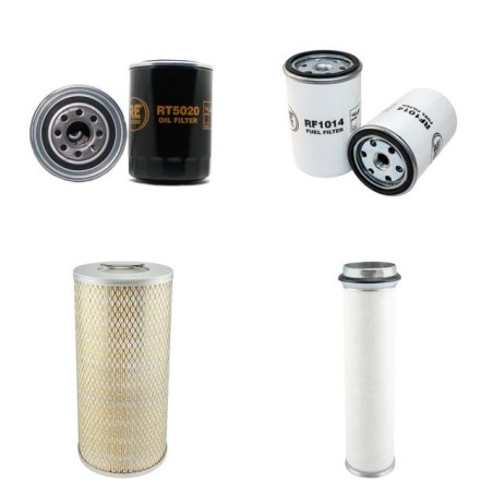 SCHAEFF SKB 800B Filter Service Kit Air Oil Fuel Filters w/Deutz F4L912 Eng.