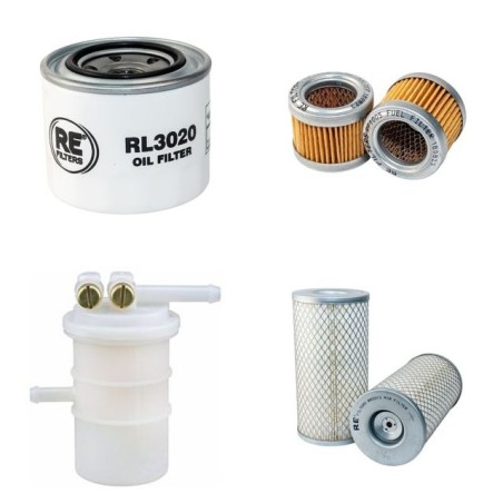 SCHAEFF SKL 811 Filter Service Kit Air Oil Fuel Filters w/Mitsubishi  Eng.