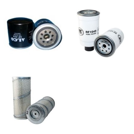 SCHAEFF SKL 821A Filter Service Kit Air Oil Fuel Filters w/Perkins 504-2 Eng.