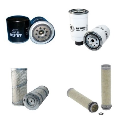 SCHAEFF SKL 831 Filter Service Kit Air Oil Fuel Filters w/Perkins 504-2 Eng.