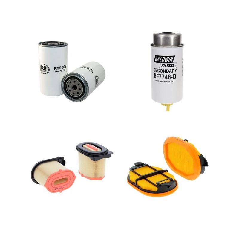 Filter kit suitable for CAT 428D SERIES II with CAT 3045C Engine Serial No BXC YR 2004- Air Oil Fuel Filters