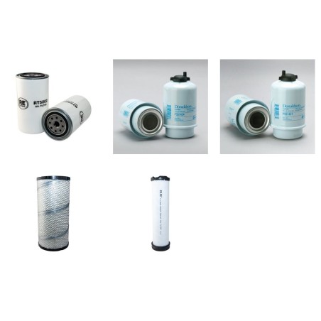 Filter kit suitable for CAT 432D with CAT 3054 Engine YR 2002- Air Oil Fuel Filters
