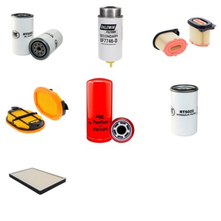 Filter kit suitable for CAT 432D SERIES II with CAT 3054C Engine Serial No WEP YR 2004-