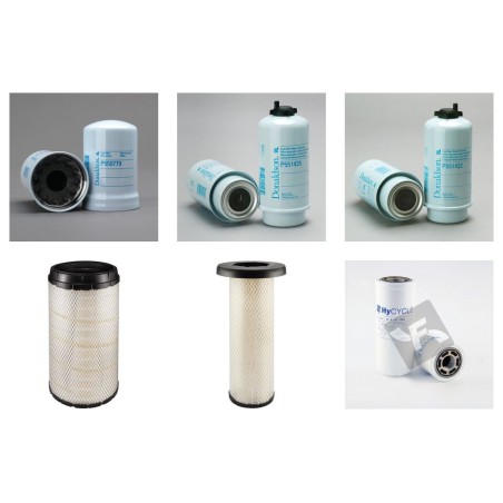 SDMO J 220 Filter Service Kit w/JOHN DEERE 6068HF475 Eng.