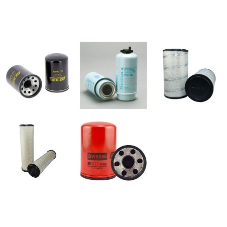 SDMO R 135K Filter Service Kit w/JOHN DEERE 6068TF220 Eng.
