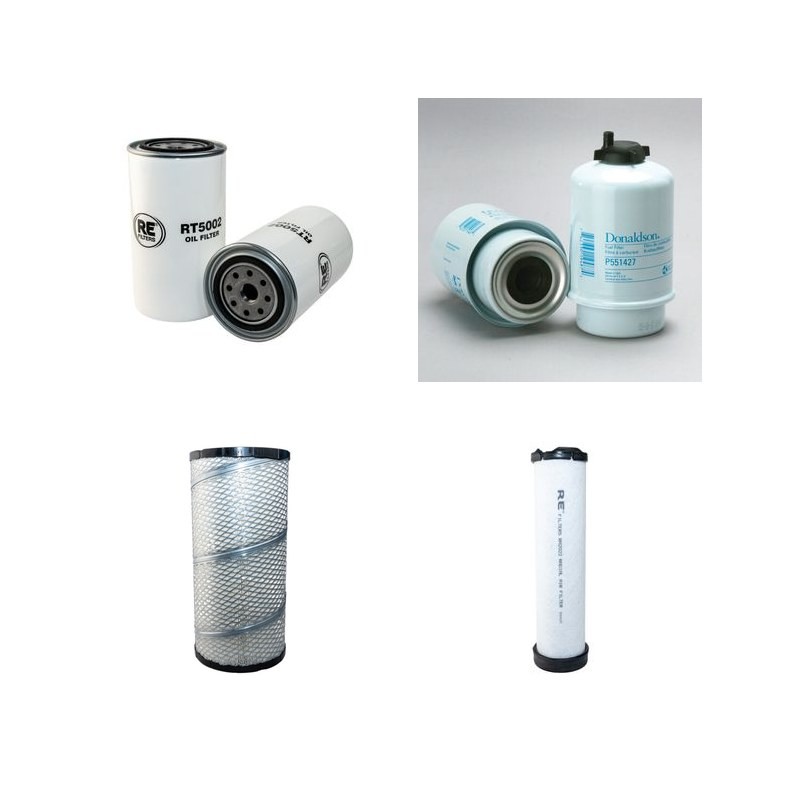 Caterpillar 438C Filter Service Kit - Air - Oil - Fuel Filters
