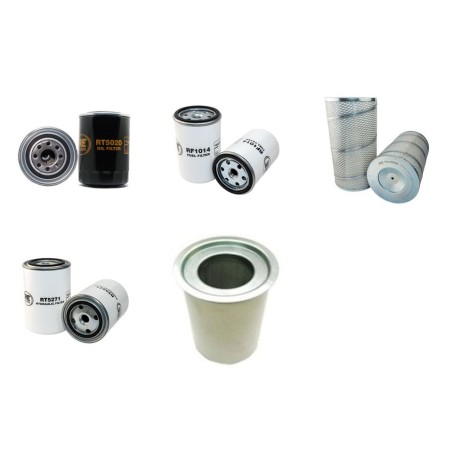 SULLAIR F 50D Compressor Filter Service Kit w/ Deutz F3L912 Eng.