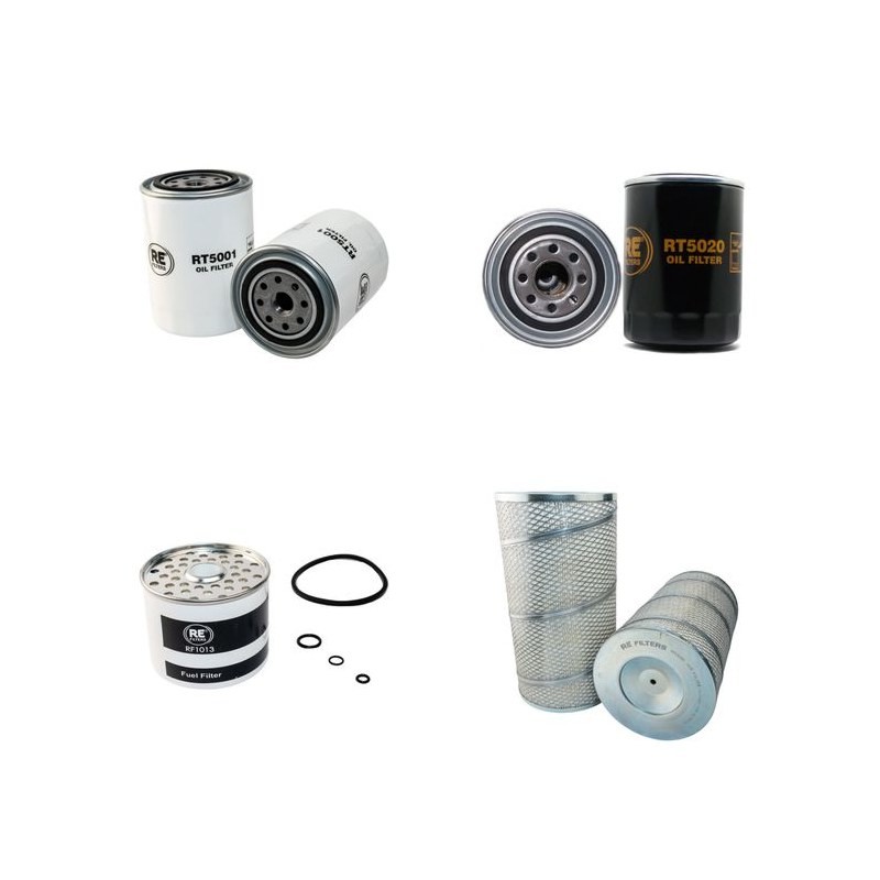 SULLAIR F 50P Compressor Filter Service Kit w/ Perkins 4.236 Eng.