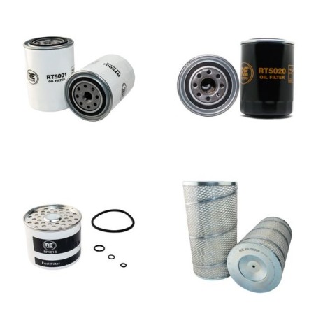 SULLAIR F 50P Compressor Filter Service Kit w/ Perkins 4.236 Eng.