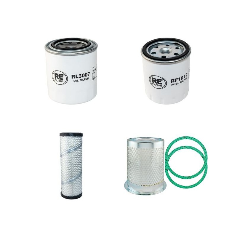 SULLAIR MS 35 Compressor Filter Service Kit w/ Kubota D1105-E Eng.