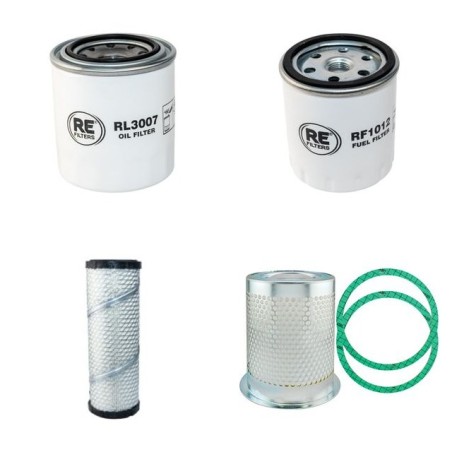 SULLAIR MS 35 Compressor Filter Service Kit w/ Kubota D1105-E Eng.
