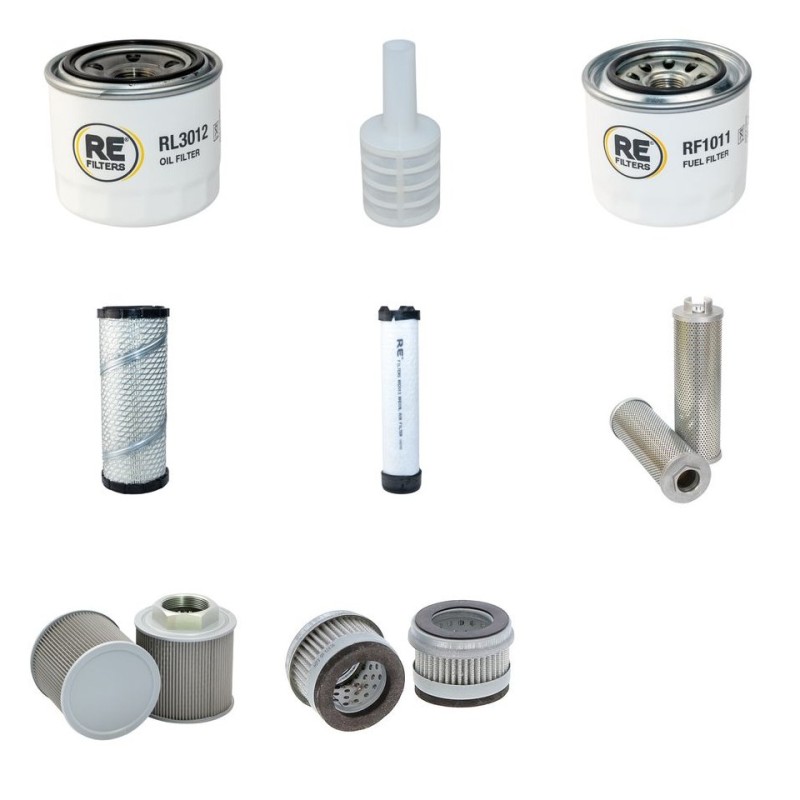 copy of Takeuchi TB 53FR Filter Service Kit fits YANMAR SN - 15810675