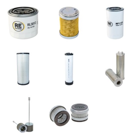 TAKEUCHI TB 80 FR Filter Service Kit w/Yanmar Eng. Serial No -17820256
