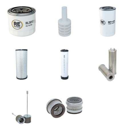 TAKEUCHI TB 80 FR Filter Service Kit w/Yanmar Eng. Serial No 17820257-