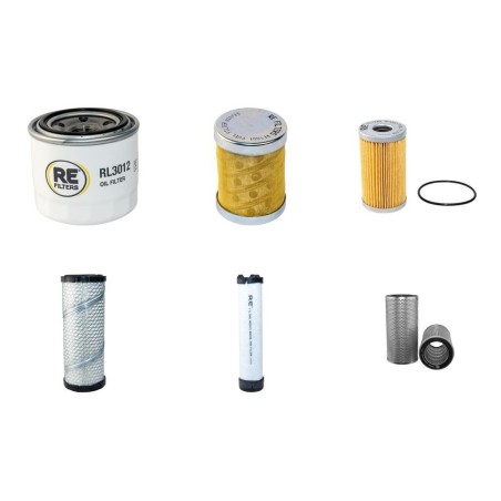 TAKEUCHI TB 135 Filter Service Kit w/Yanmar 3TNE88-TB Eng. Serial No -13514050