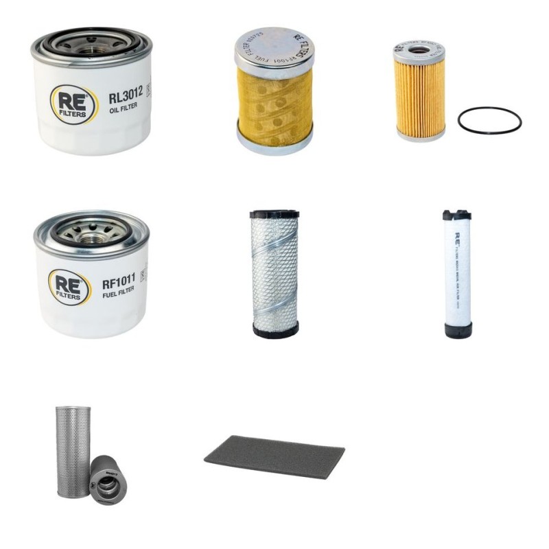 Takeuchi TB145 Full service Kit Including Cab Air Filter Before SN 14513260