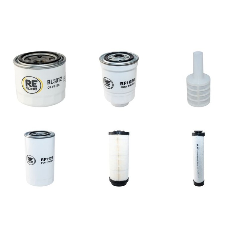 Filter Kit for Takeuchi TB175 after 2008 - Air, Oil, Fuel 