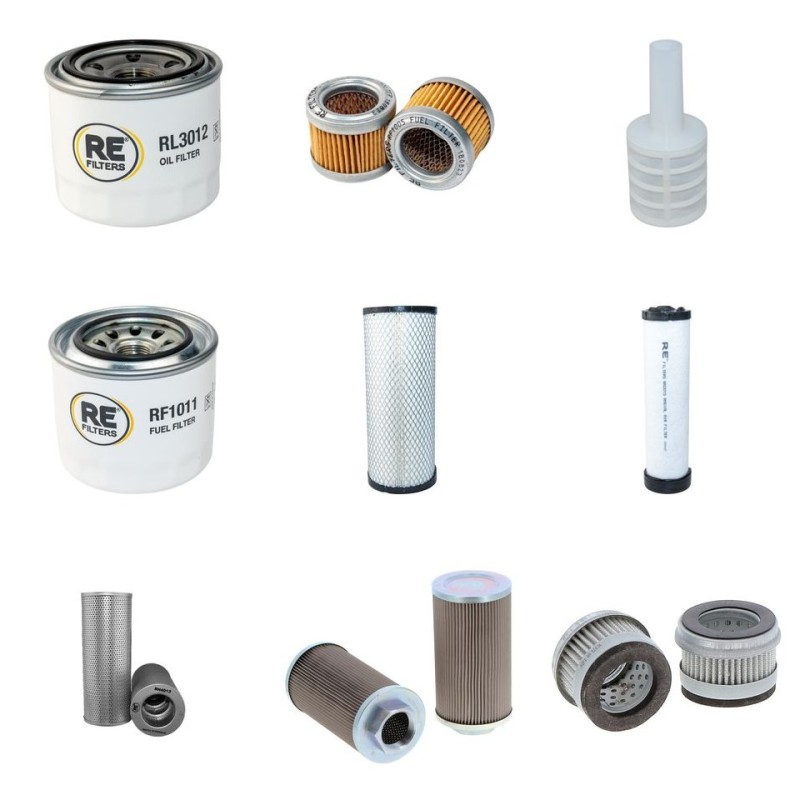 Takeuchi TB180FR Filter Service Kit -2007 Yanmar 4TNV98 Eng