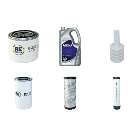 Filter Kit for Takeuchi TB228 Engine Filter & Lubricant Kit
