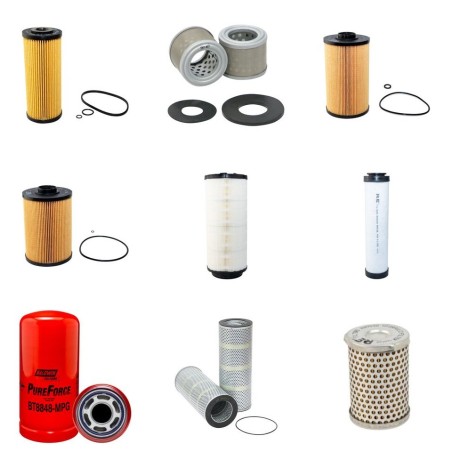 Filter Kit for Takeuchi TB295W 2PB with Isuzu Am-4Jj1X-S1 engine 2014-