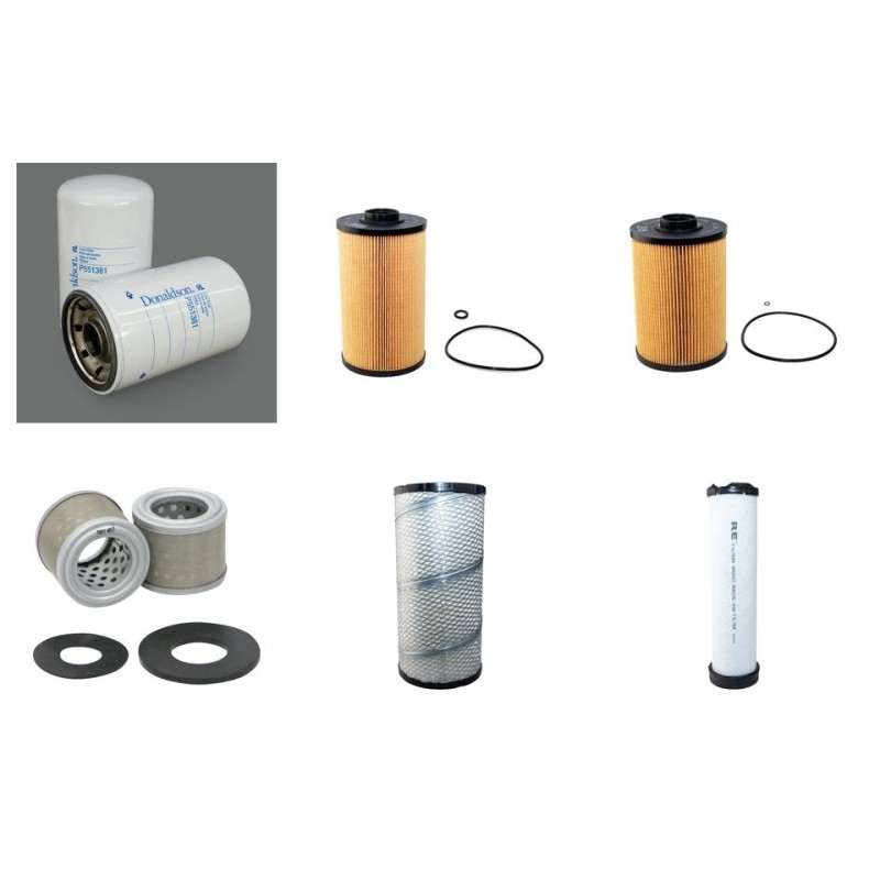 Filter Kit for Takeuchi TB1140 Air Oil Fuel with Isuzu AJ-4JJ1TURBO INTERCOOLED engine YR 2010-