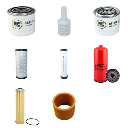 TAKEUCHI TL 130 Filter Service Kit w/Yanmar 4TNV98-YTBL Eng.