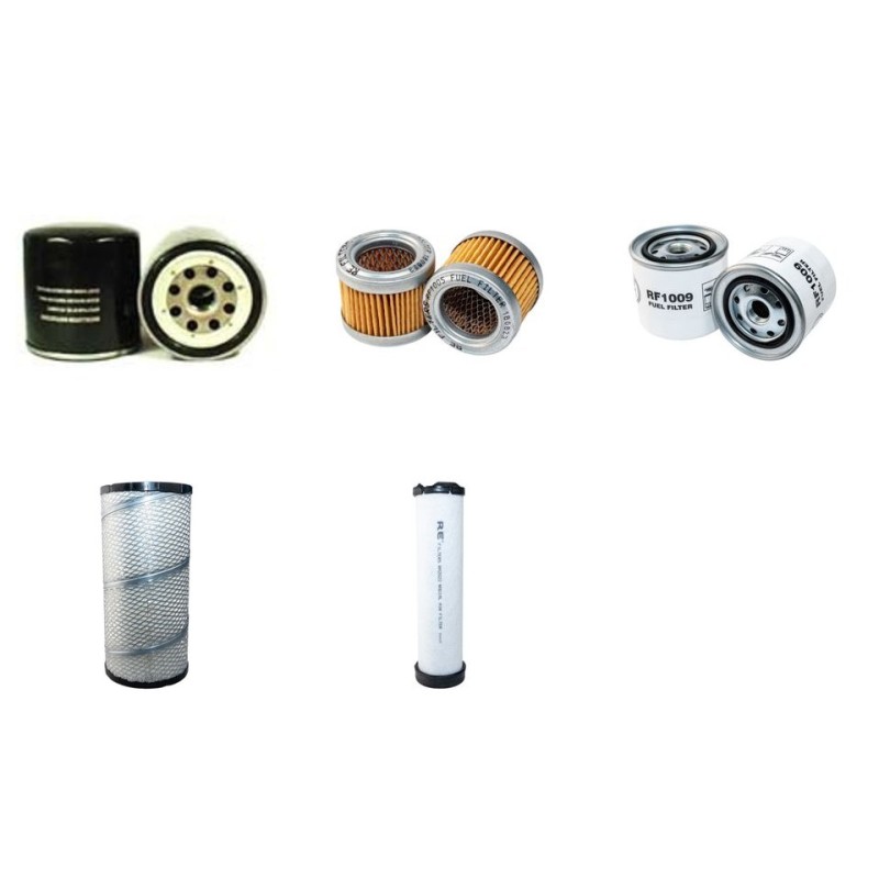 Takeuchi TL140 Full service Kit - Air, Oil, Fuel Filters