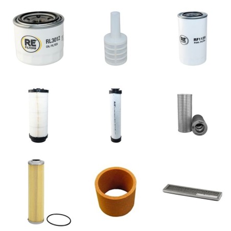 TAKEUCHI TL 220 Filter Service Kit w/Yanmar 4TNV84T Eng.