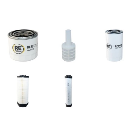 TAKEUCHI TL 220 Filter Service Kit Air Oil Fuel Filters w/Yanmar 4TNV84T Eng.