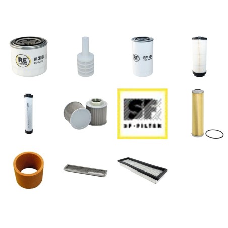 TAKEUCHI TL 230 Filter Service Kit w/Yanmar 4TNV98 Eng.
