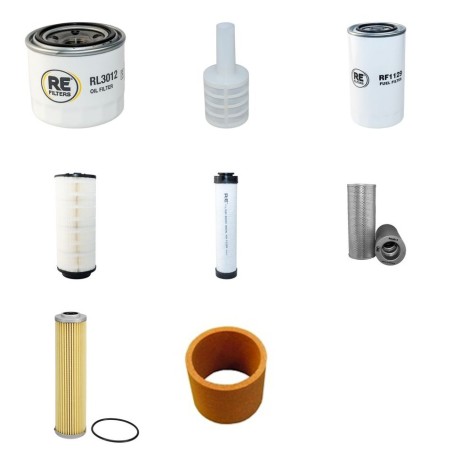TAKEUCHI TL 240 Filter Service Kit w/Yanmar 4TNV98T Eng.