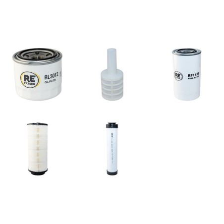 TAKEUCHI TL 240 Filter Service Kit Air Oil Fuel Filters w/Yanmar 4TNV98T Eng.