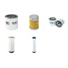 Filter Kit for Takeuchi TL250 Air Oil Fuel with Kubota V 3800DI TURBO engine