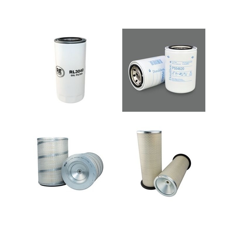 Filter Kit for Terex 23-66 Air Oil Fuel Filters with Deutz BF6L513R Engine