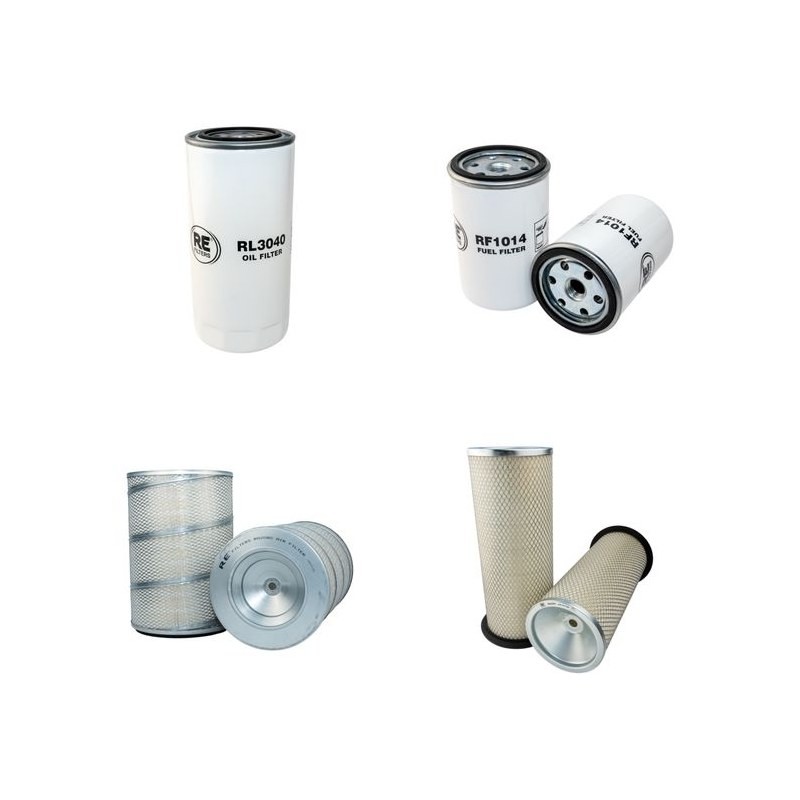Filter Kit for Terex 2766 Air Oil Fuel Filters with Deutz BF6L513L Engine