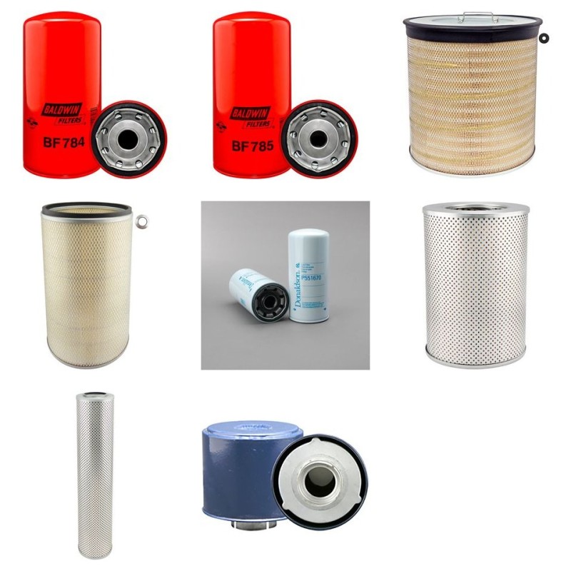 Filter Kit for Terex 3307 with GM Engine