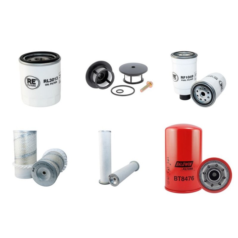 Filter Kit for Terex 3512 Telelift with Deutz BF4M2011 Engine YR 2007-
