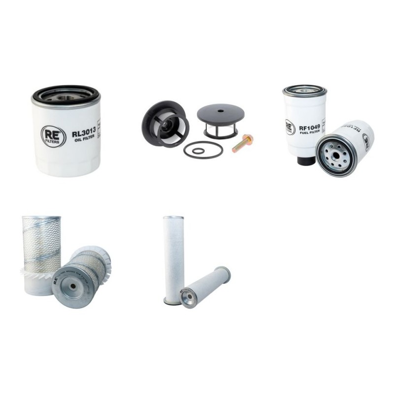 Filter Kit for Terex 3512 Telelift Air Oil Fuel Filters with Deutz BF4M2011 Engine YR 2007-