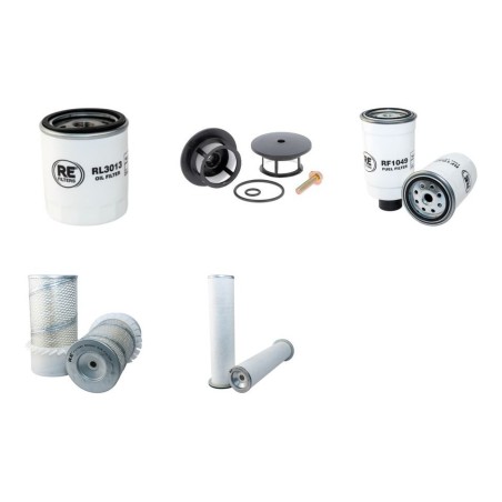 TEREX 3512 TELELIFT Filter Service Kit Air Oil Fuel Filters w/Deutz BF4M2011 Eng.   YR  2007-