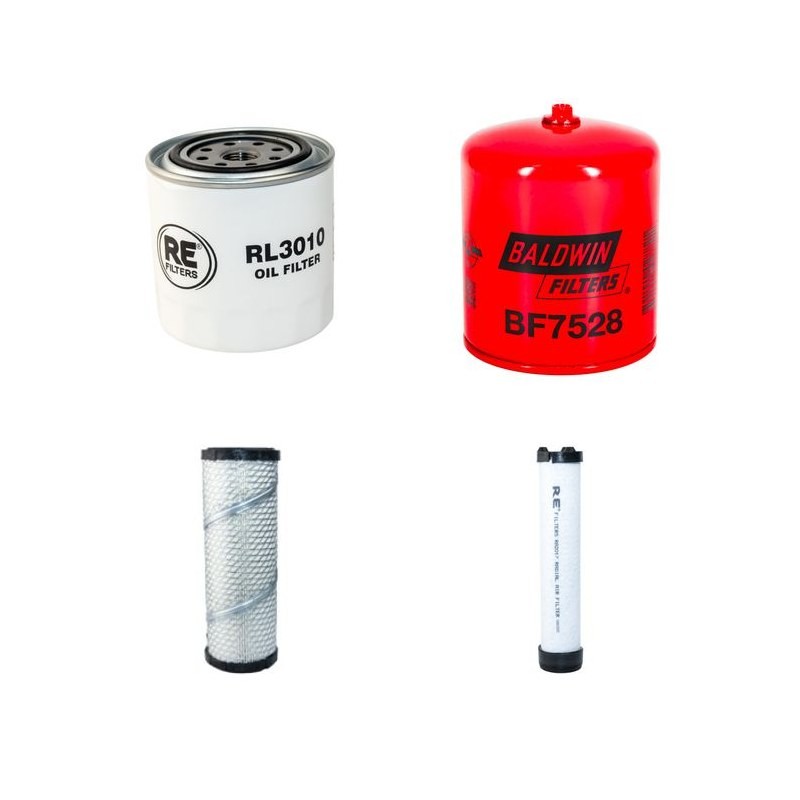 TEREX PS 3500H Filter Service Kit Air Oil Fuel Filters w/Kubota V 2203M Eng.