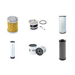 Terex PT60 Filter Service Kit with Perkins 404D22T Engine