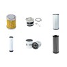Filter Kit for Terex PT60 with Perkins 404D22T Engine