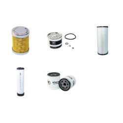 Filter Kit for Terex PT60 Air Oil Fuel Filters with Perkins 404D22T Engine