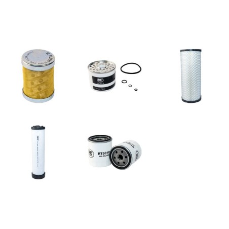 Filter Kit for Terex PT60 Air Oil Fuel Filters with Perkins 404D22T Engine