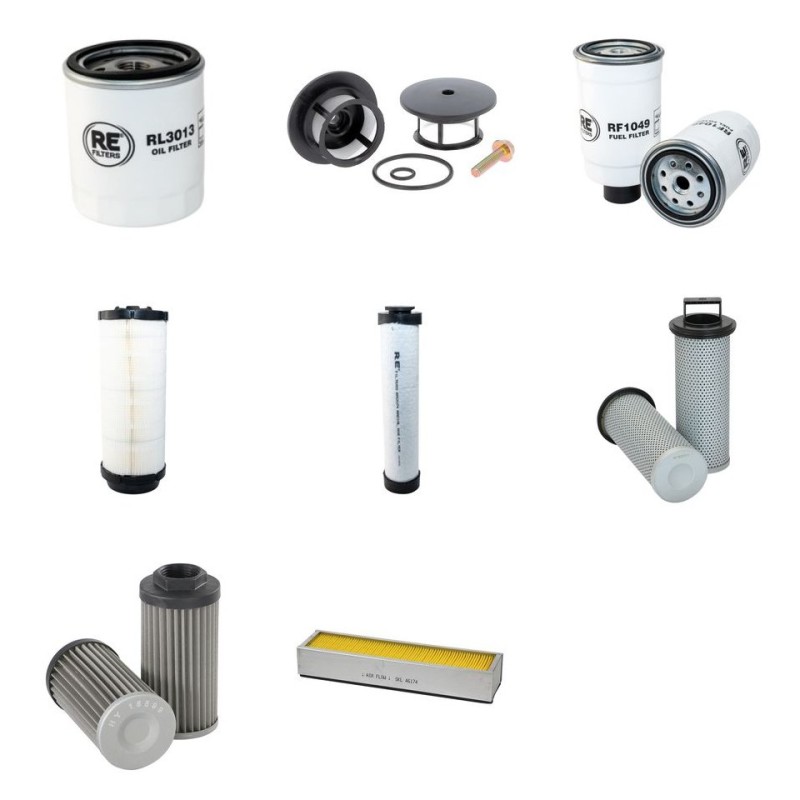 Filter Kit for Terex GTH2506 with Deutz D2011L04W Engine YR 2008-