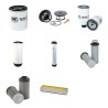 TEREX GTH 2506 Filter Service Kit w/Deutz D2011L04W Eng.   YR  2008-